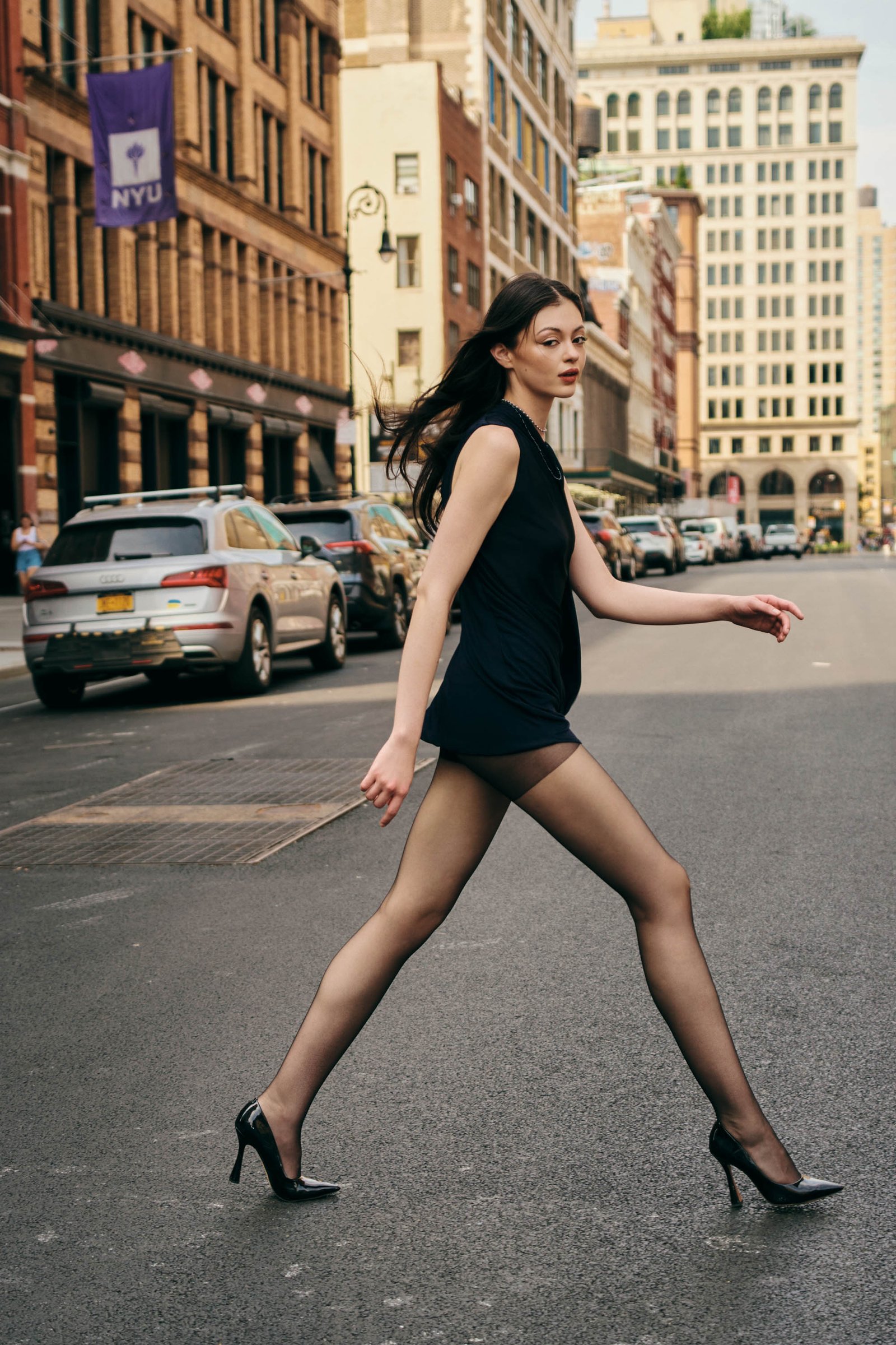 Street-style photoshoot in NYC