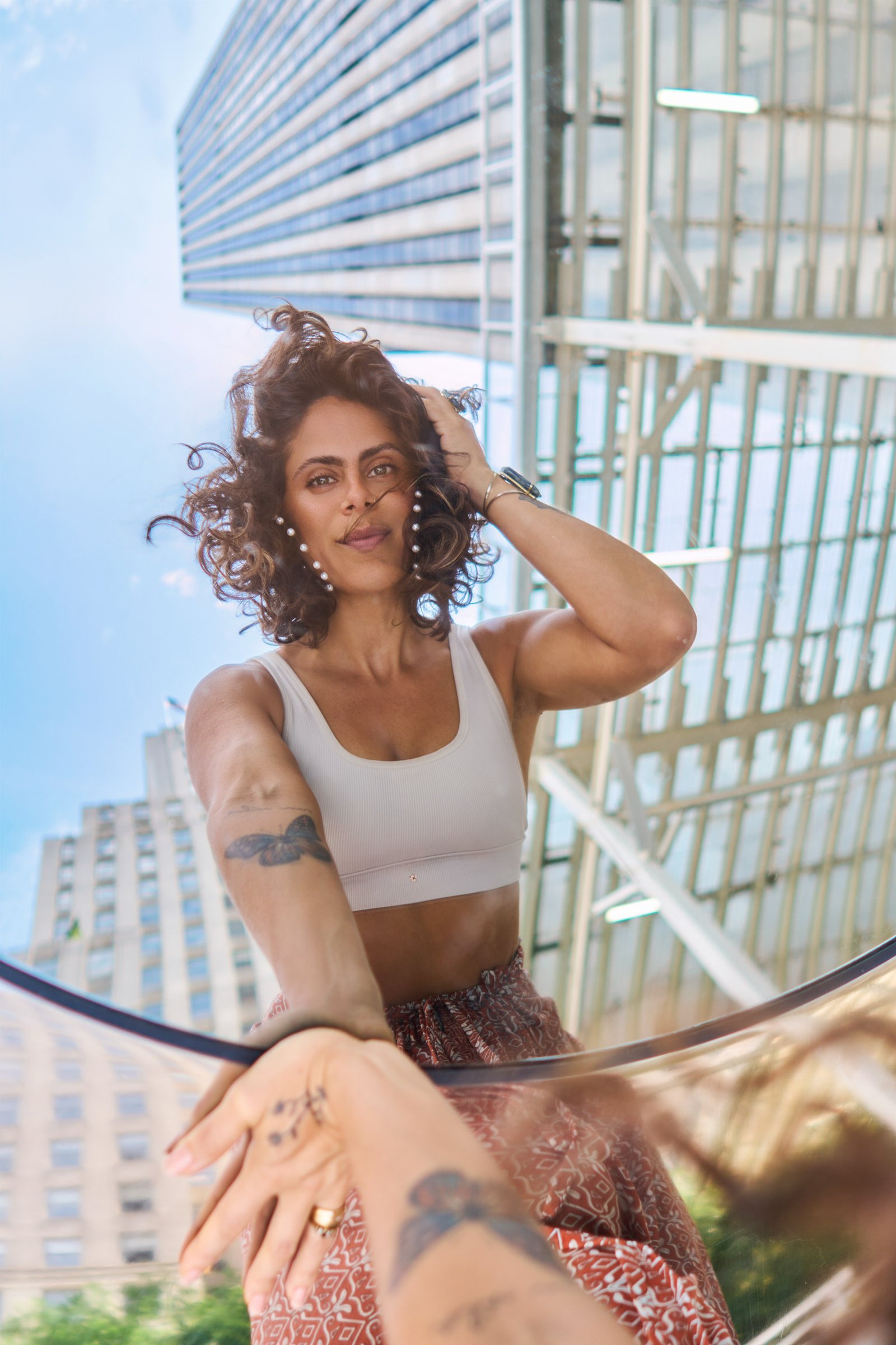 Street-style photoshoot in NYC
